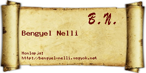 Bengyel Nelli névjegykártya